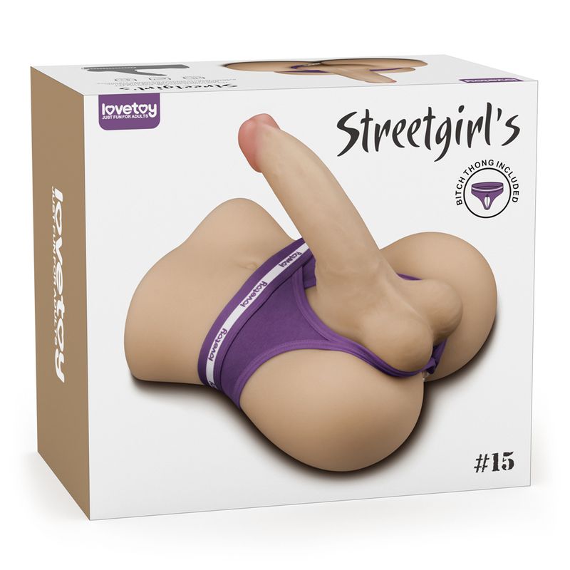 Streetgirls #15 Male Butt with Bendable Dildo and Balls Steven Lovetoy